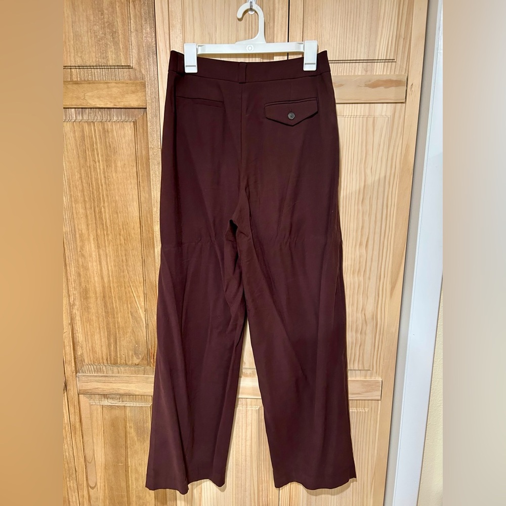 A New Day High Waist Wide Leg Brown Trousers - Picture 3 of 5